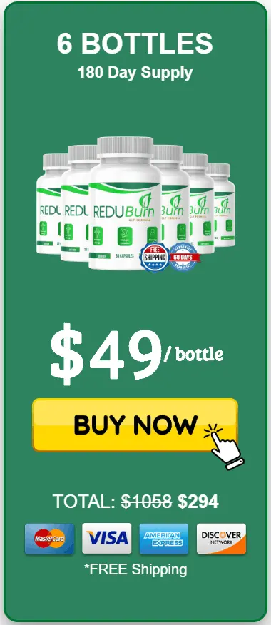 Buy ReduBurn 6 Bottle